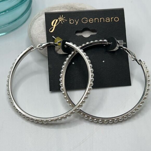 G by Gennaro Hoops Earrings $16ea / 3 for $25 - Picture 6 of 6